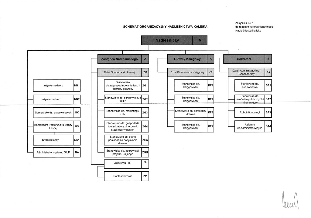 Organizacja nadleśnictwa - Nadleśnictwo Kaliska - Lasy ...