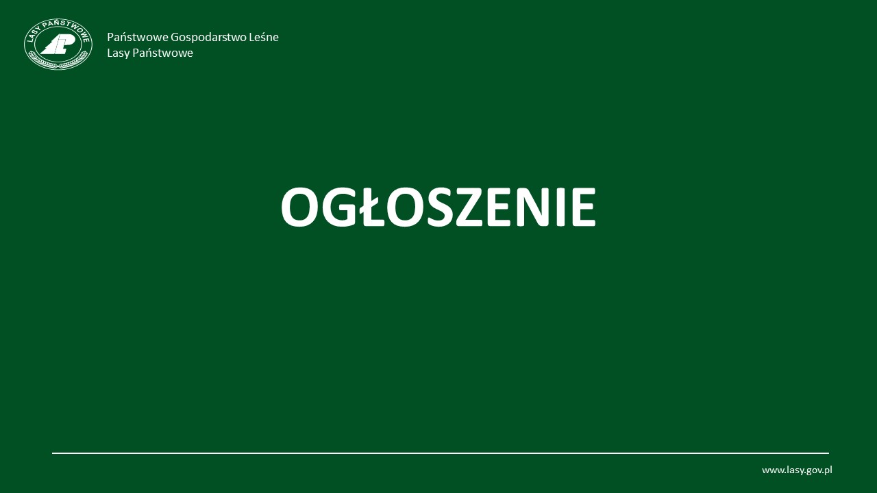 ZAKAZ WSTĘPU DO LASU Z POWODU KLĘSKI